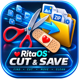 RitaOS Cut & Save Logo